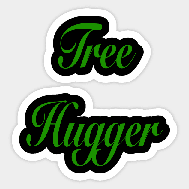 Tree Hugger Sticker by Armor Class